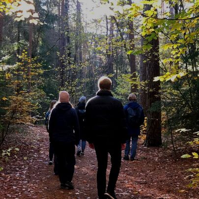 Naturmeditasjon i Bygdøy Kongeskogen med GetOut coachen Susanne Genneper
